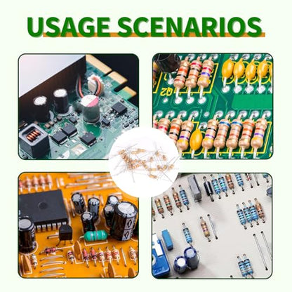 100Values 1000PCS 1/2W Resistor Kit Carbon Film Resistors Assortment 1 Ohm to 5.6M Ohm 1/2Watt 5% Resistencia Eléctrica Assorted Set