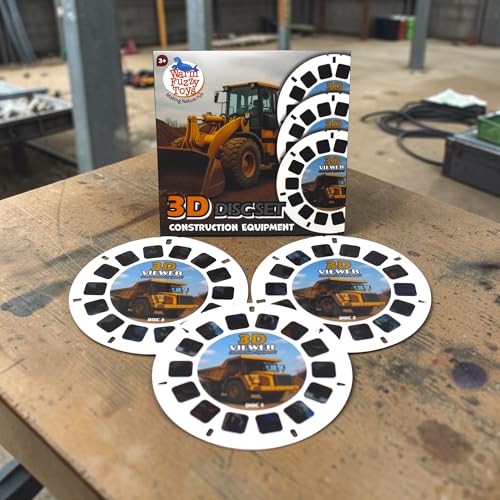 WARM FUZZY Viewfinder Reels Construction Vehicles | 3 Reels - color: Construction Vehicles