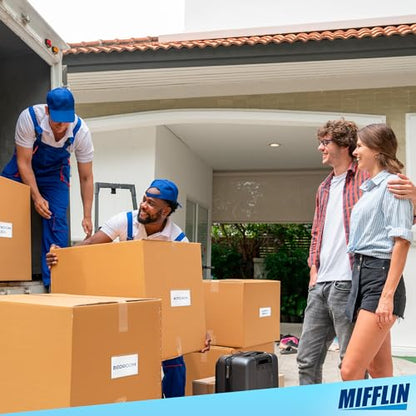 Mifflin-USA - Index Card Holder - 4x6”, 100 Pack - Clear Self-Adhesive Pockets - Label Holders for Organizing Storage Bins & Containers - lastic Sleeves for Protecting Cards & Labels - size: 6x4" (Pack of 100)