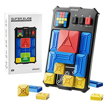 GiiKER Super Slide Puzzle Game, 500+ Challenges, STEM Toy for Ages 6+ - color: Black