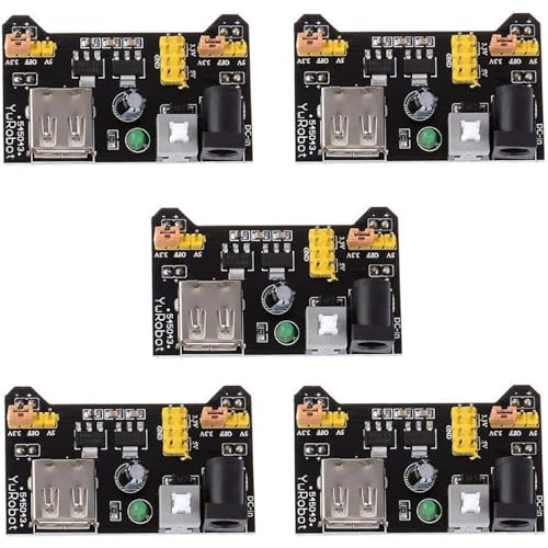 5-Pack 3.3V and 5V Power Module, for MB102 Board