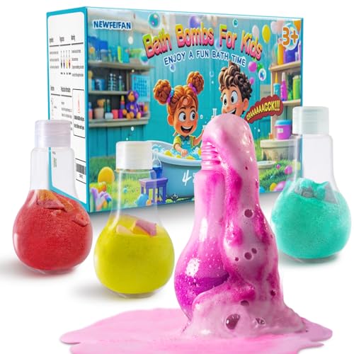Halloween Bath Bombs Potion Kits for Kids Boo Basket Gifts for Boys & Girls