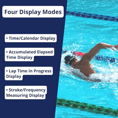 ULTRAK 495 Stopwatch – Blue Professional 100-Lap Digital Timer, Countdown Interval Tracker, Water-Resistant Sports Watch, Chronograph for Coaching & Training - color: Blue