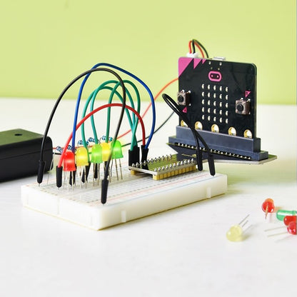 KEYESTUDIO Microbit Basic Starter Kit for BBC Micro:bit V2 Accessories STEM Kit Coding for Beginners (Micro:bit V2.21 Included)