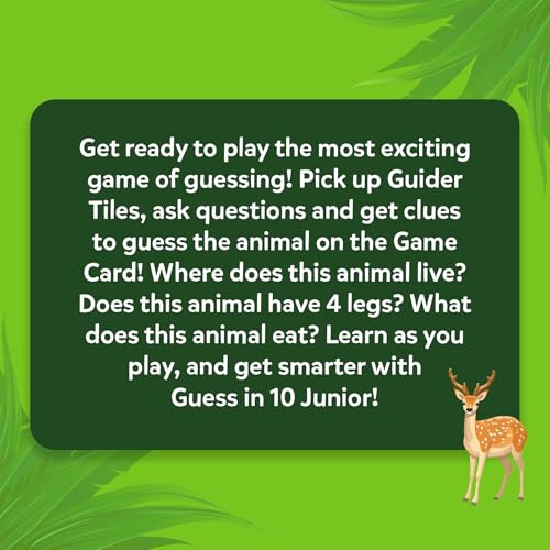 Skillmatics Guess in 10 Junior – Animal Kingdom, Card Game, Gift for Kids - style: 4. Junior Animal Kingdom