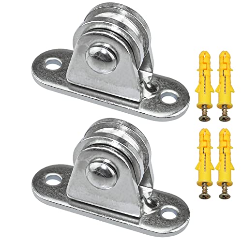Small Pulley Block Silent Wall Mount Pulley Wheel