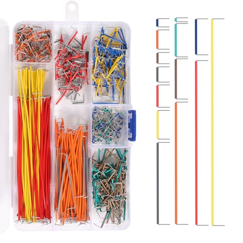 560 PCS Jumper Wire Cables Kit 14 Vaules Assorted Jumper Wire Breadboard Connecting Line Cables for Breadboard Prototyping Flexible Circuits - size: 560pcs