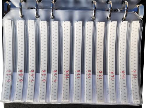 0603 0-20M 1% 178 Values(50pcs/Value) 8900pcs Resistor Kit 1/10W SMD SMT Chip Resistors Sample Book - size: 0603 (0R-20M )50pcs/Value Resistors, style: 0603 Resistors kit