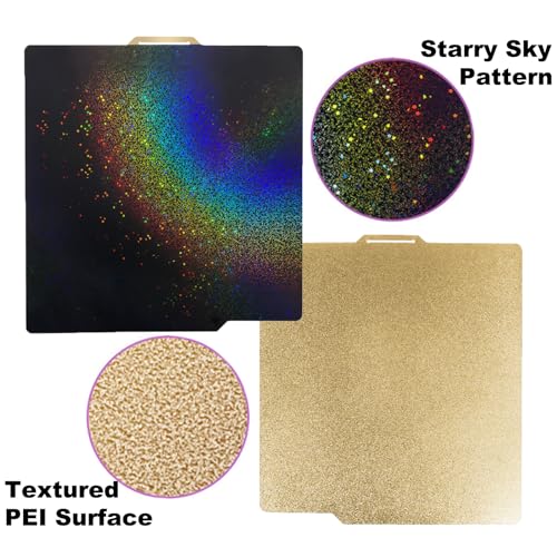 Starry+Textured PEI Plate Bambulabs X1/P1/P2/X2/A1 Build Plate 257x257mm