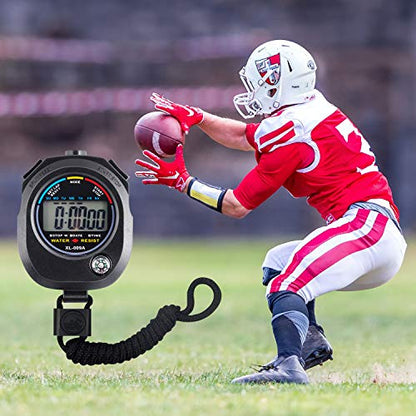 KingL Digital Stopwatch Timer - Interval Timer with Large Display (Stopwatch*5) - style: style1 /5pack