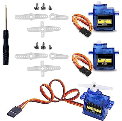 WWZMDiB SG90 Micro Servo Motor for Arduino Raspberry Pi DIY (3 Pcs) - style: 3 Pcs