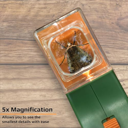 Carson BugView 5x Magnifier Quick-Release Bug Catching Tool - size: Pack of 6