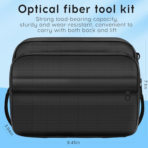 13 in 1 Fiber Optic Cleaning Tool kit with 400x Optical Fiber Microscope SC/LC Cleaning Pen 2.5mm 1.25mm Interface Cleaning Box with Replace core Fiber Optic Cleaner kit FTTH Clean Tool Kit
