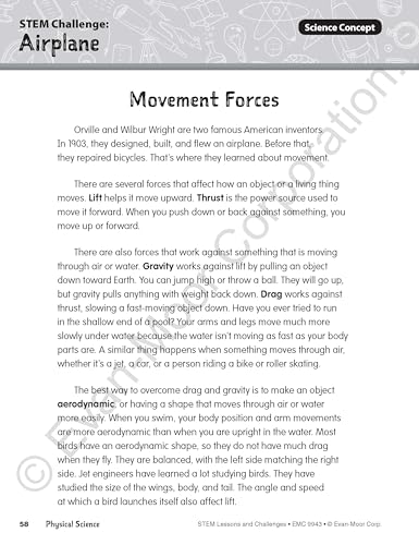 Evan-Moor Stem Lessons and Challenges, Grade 3 Homeschooling & Classroom Resource Workbook, Life, Earth and Physical Science Problem Solving, Peer Collaboration, Real-World, Visual Literacy, Printable