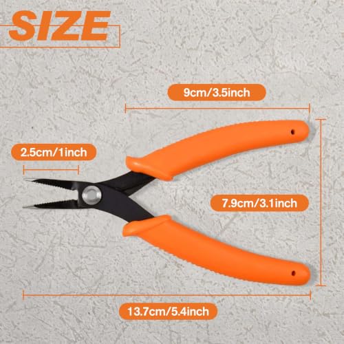 Mini Long Nose Pliers Specialty Pointed Nose Tweezer Nose Pliers - style: Long Nose Pliers Serrated Jaws