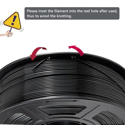 iSANMATE ASA Filament 1.75mm Black 1KG, UV & Weather Resistant 3D Printer Filament Perfect for Outdoor Functional Parts, Dimensional Accuracy +/- 0.02mm, 1kg Spool (2.2lbs) - color: Black