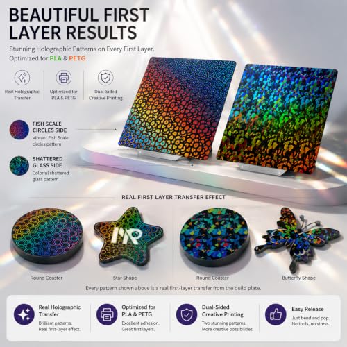 250x250mm Double Sided Smooth Build Plate for QIDI Q1 Pro - size: 250x250mm