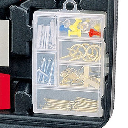 Apollo Tools 135 Piece Household Tool Set, Red DT0773 - color: Red, size: 135-Piece