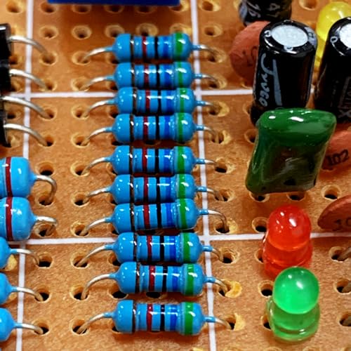 150 Values 1500 Pieces Resistor Kit 0 Ohm-10M Ohm 1/4W 1% - style: 1/4W ±1% 0 ohm-10M ohm