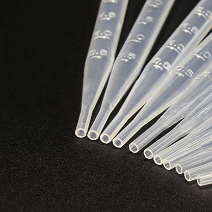 ULAB 500 Pcs Transfer Pipette, Vol. 7ml, 0.5ml Graduation, 155mm Long, Low-Density Polyethylene Material, UTP1001 - style: Vol. 7ml, 500pcs, Packed in box