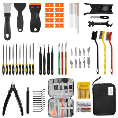3D Printer Tools kit, for Cleaning 3D Printing & Deburring Printed Part
