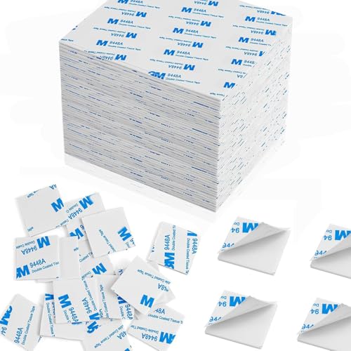 500PCS Double Sided Foam Tape, Super-Sticky Double Sided Adhesive Pads - size: 500Pack