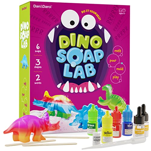 Dino Soap Making Kit For Kids - Dinosaur Science Toys Kits - DIY Craft Kit