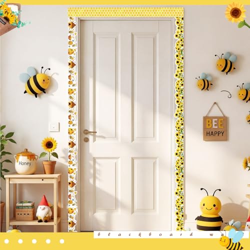 Containlol 118ft Bulletin Board Border Classroom Border, Bee Style - style: Bee Style