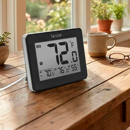 Taylor in/Out Thermometer and Hygrometer with 10 ft Wired Probe