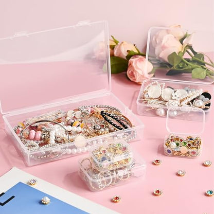 Mauproy Small Plastic Storage Containers with Lids, 4 Sizes, 24 Pack - size: 4 Sizes (24Pcs)