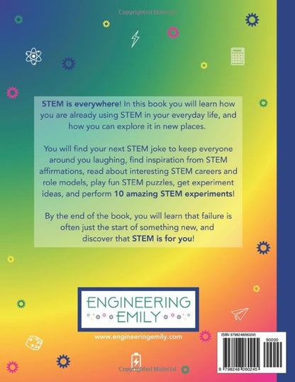 The Amazing Book of STEM: A workbook to learn about Science, Technology, Engineering, and Math, with activities, puzzles, and 10 amazing experiments