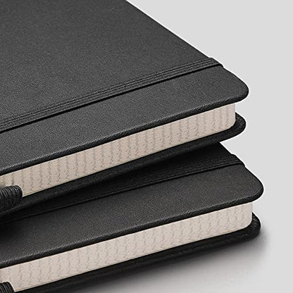 AHGXG Graph Paper Notebook, 384 Pages, 120GSM, A5 (5.7'' × 8.3'') - color: Blackblack, size: A5