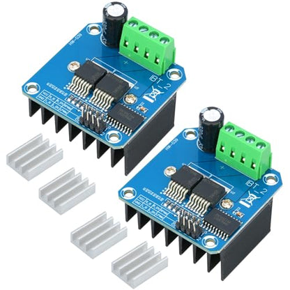 2Pcs BTS7960 43A High Power H-Bridge Motor Driver Module