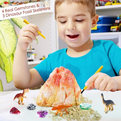 UNGLINGA Erupting Volcano Science Kit for Kids