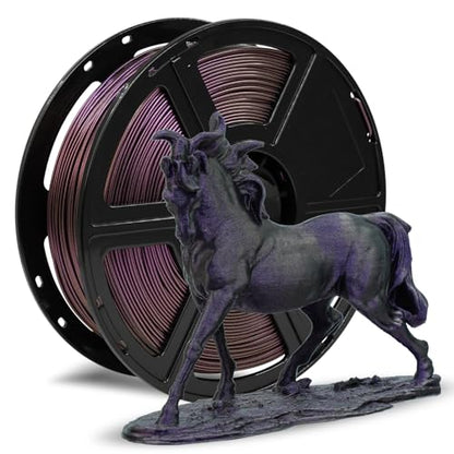 FLASHFORGE High Speed Chameleon PLA Multicolour Abyssal Purple, Max 500 mm/s Fast Printing, PLA Colour Shift Filament 1.75 mm, Changes Colour with Light and Angle, Top Notch Filament - color: Abyssal Purple