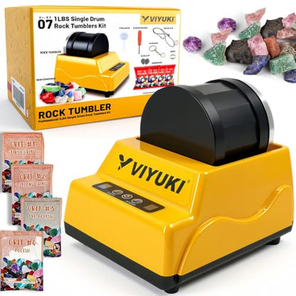 Rock Tumbler Kit 3-Speed Motor & 7-Day Timer