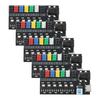 5Pcs AMS1117 1.2V-5V DC-DC Step-Down Power Module Type-C DC Input