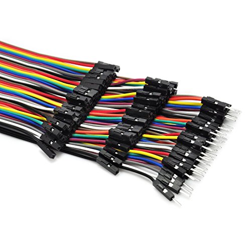 Gikfun 120pcs Dupont Wire Kit 20cm - 40pin Male to Female, Male to Male, Female to Female Multicolored Jumper Cables for Arduino Breadboard DIY Electronics Project EK8403
