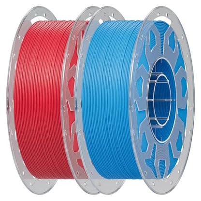 Creality PLA 3D Printer Filament 1.75mm, Blue+Red, 2 kg - color: 2*1kg (Red, Blue)