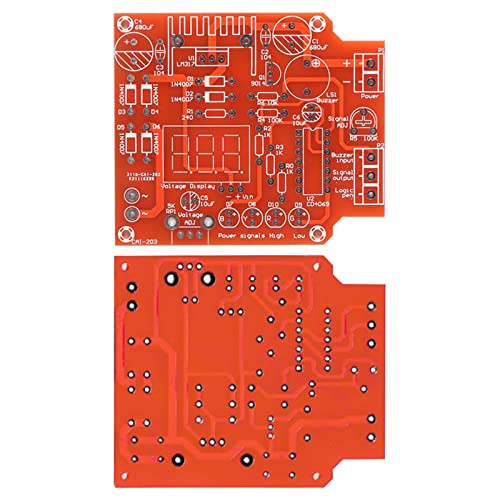 Alinan 2pcs LM317 DIY Kit Adjustable Regulated Voltage 110V to 1.25V-12.5V Step-Down Power Supply Module PCB Board Electronic Kits