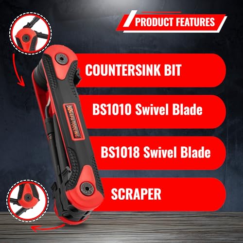 AFA Tooling 4-in-1 Deburring Tool for Metal, Pipe, Resin & 3D Printing