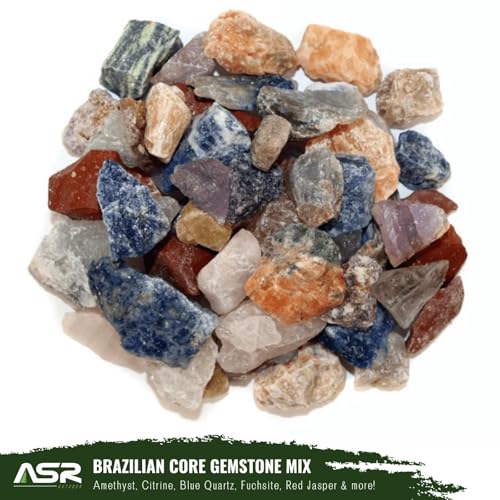 ASR Outdoor 5lb Rough Brazilian Gemstone Paydirt Bag, Rocks and Minerals Collection, Sift, Sort and Find Treasure - style: 5lb Brazilian Paydirt Bag