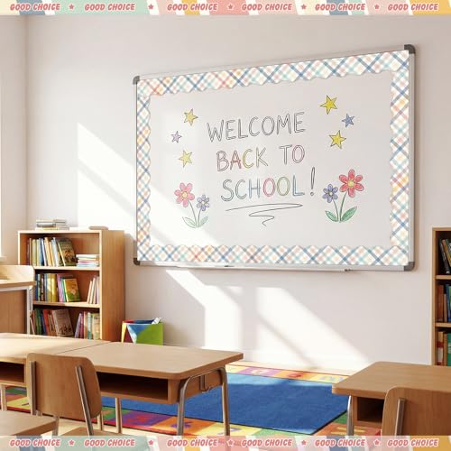 Containlol 118ft Bulletin Board Border Classroom Border, Boho Pastel Tone - style: Boho Pastel Tone