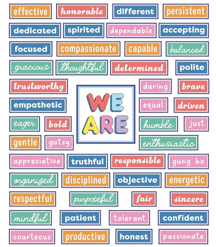 Carson Dellosa We Stick Together 52 pc Bundle Motivational Bulletin Board - color: Motivational