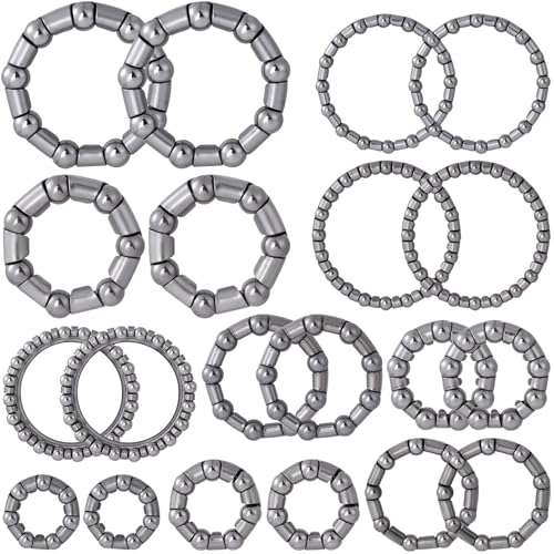 Bike Bearings, Bike Balls, BMX Bicycle Parts, Ball Bearing Fixed Cage for Bicycles 4mm to 8mm / 1/6'' to 1/3'' Repair Accessories - color: 4mm - 8mm,10 sizes,20pcs