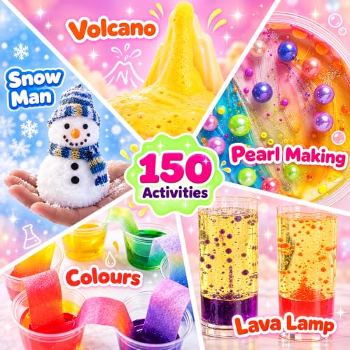 Butterfly EduFields 150+ Experiments Girls Science Kit for Kids Ages 8-12 - style: Girl Science Kit 8+