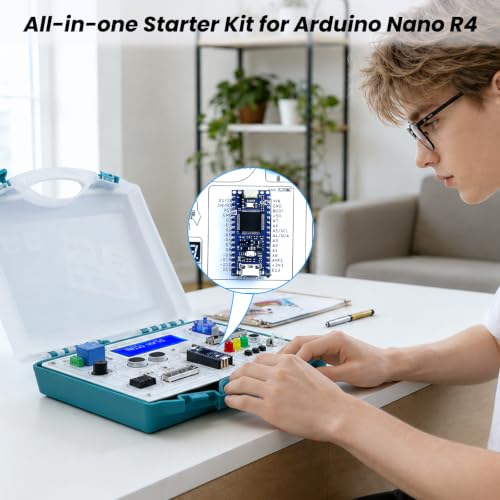 ELECROW All-in-one Starter Kit with Arduino Nano R4 Development Board