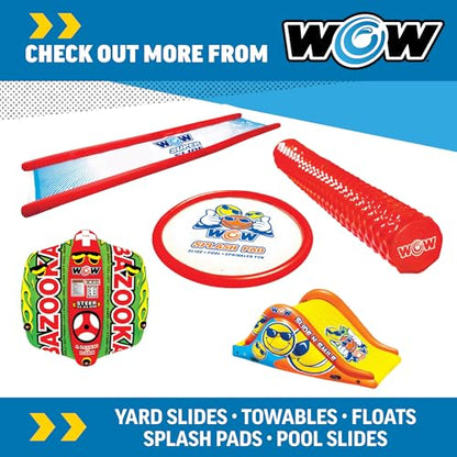 Wow Sports Super Inflatable Lawn Water Slide - 25 ft - Zigzag Sprinklers