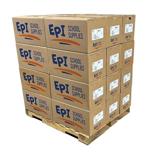 EPI Essentials Bulk School Supplies for Kids – 6th to 8th Grade School Supply Packs – Wide-Ruled Bundle with Classroom-Ready Standard List Essentials – 120 Boxes per Pallet - size: 6th-8th Grade, style: Pallet