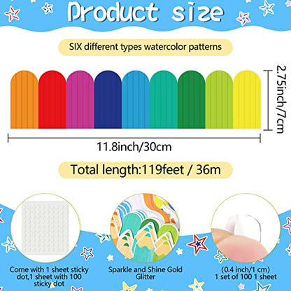 Containlol 118ft Bulletin Board Border Classroom Border, Lively Crumbs - style: Lively Crumbs